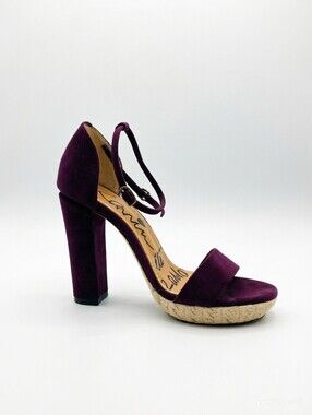 Lanvin purple suede sandals